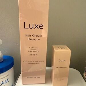 Luxe Hair Growth Set in Soft Peach